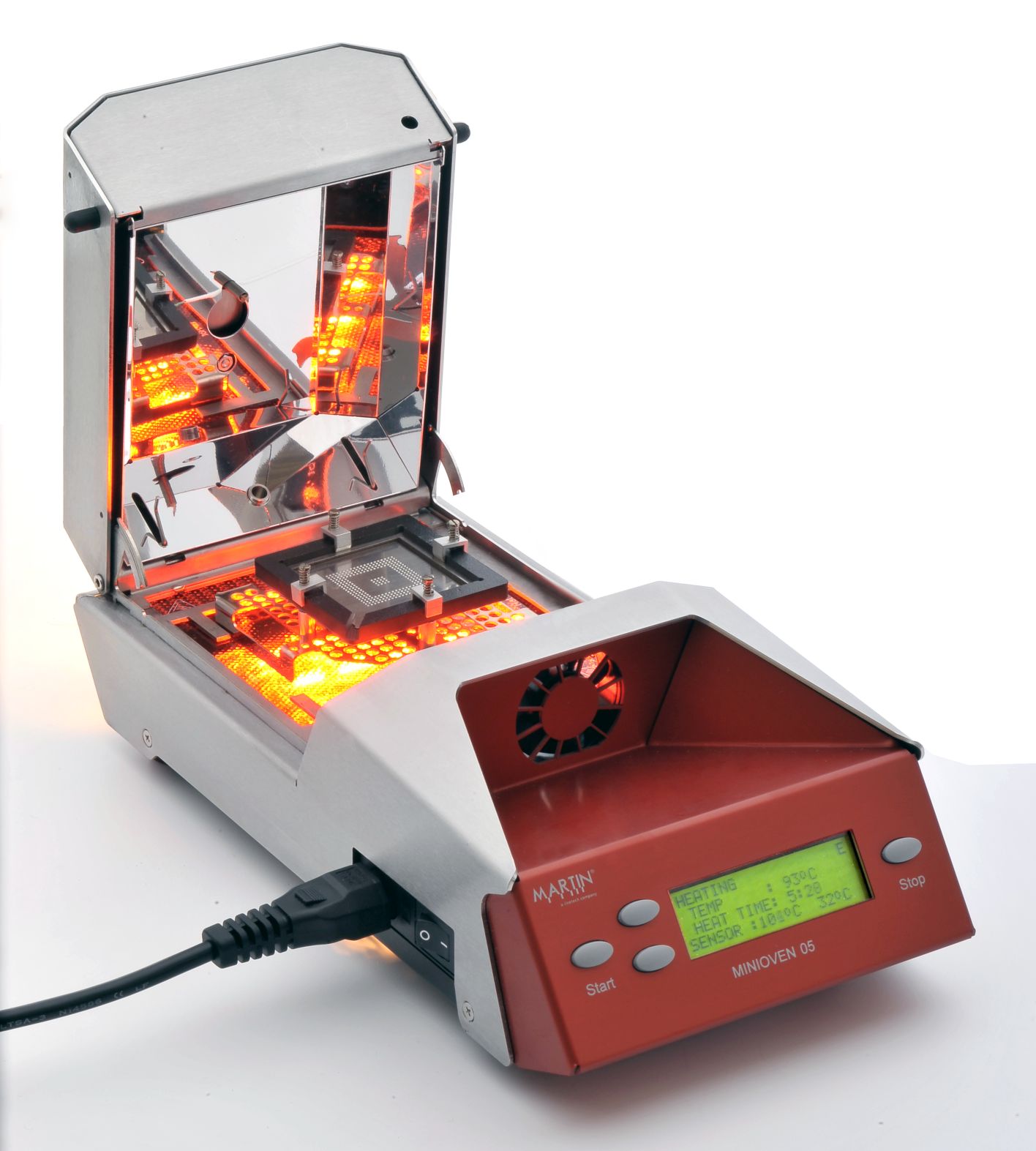 rework equipment, minioven, reballing BGAs, prebumping QFN components