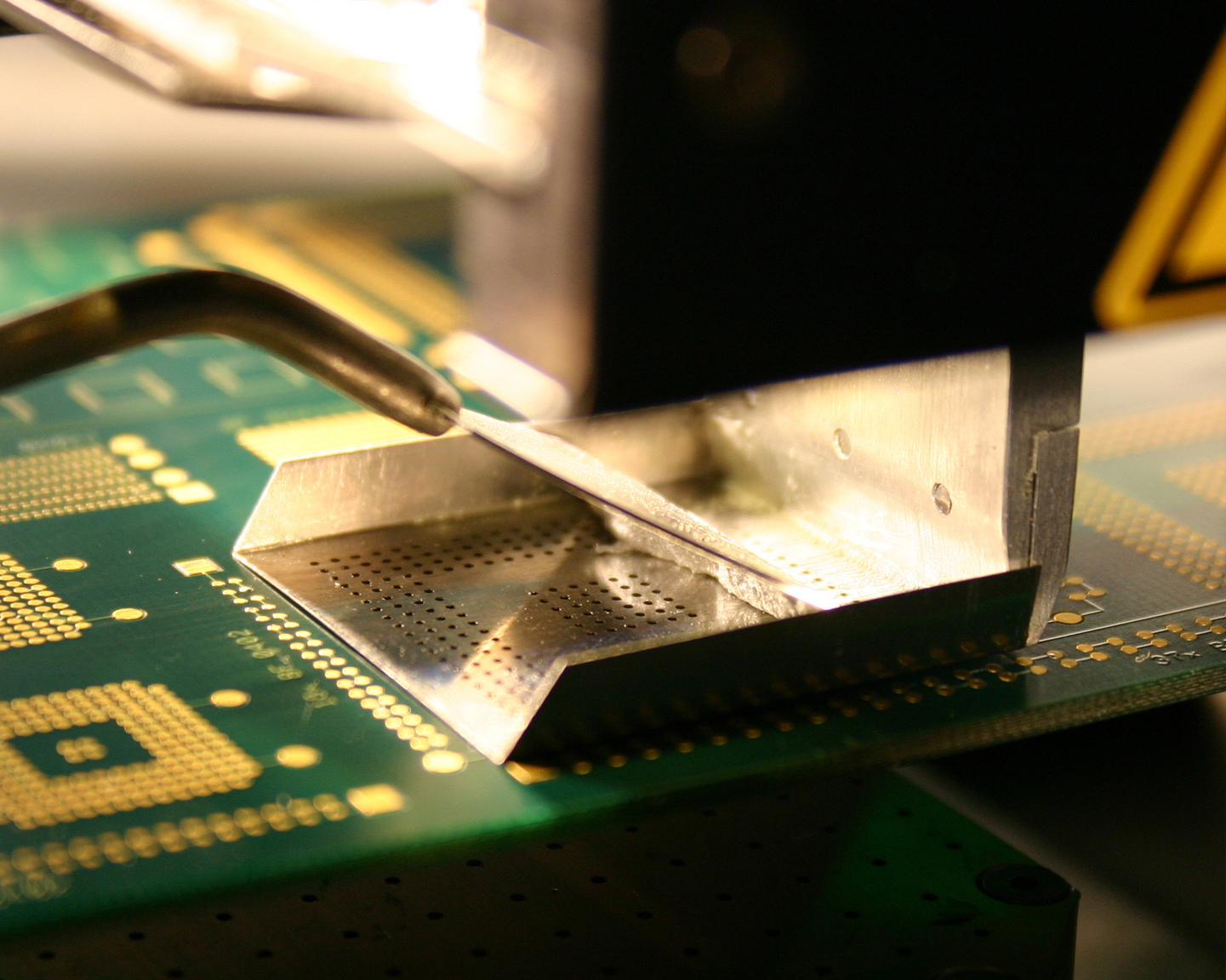 Solder paste printing on board