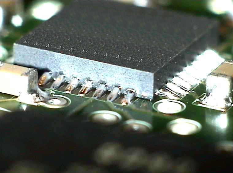 QFN rework - process camera view